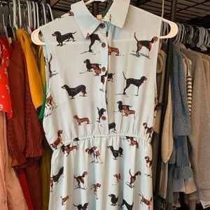 Dog print Etsy dress 🎀